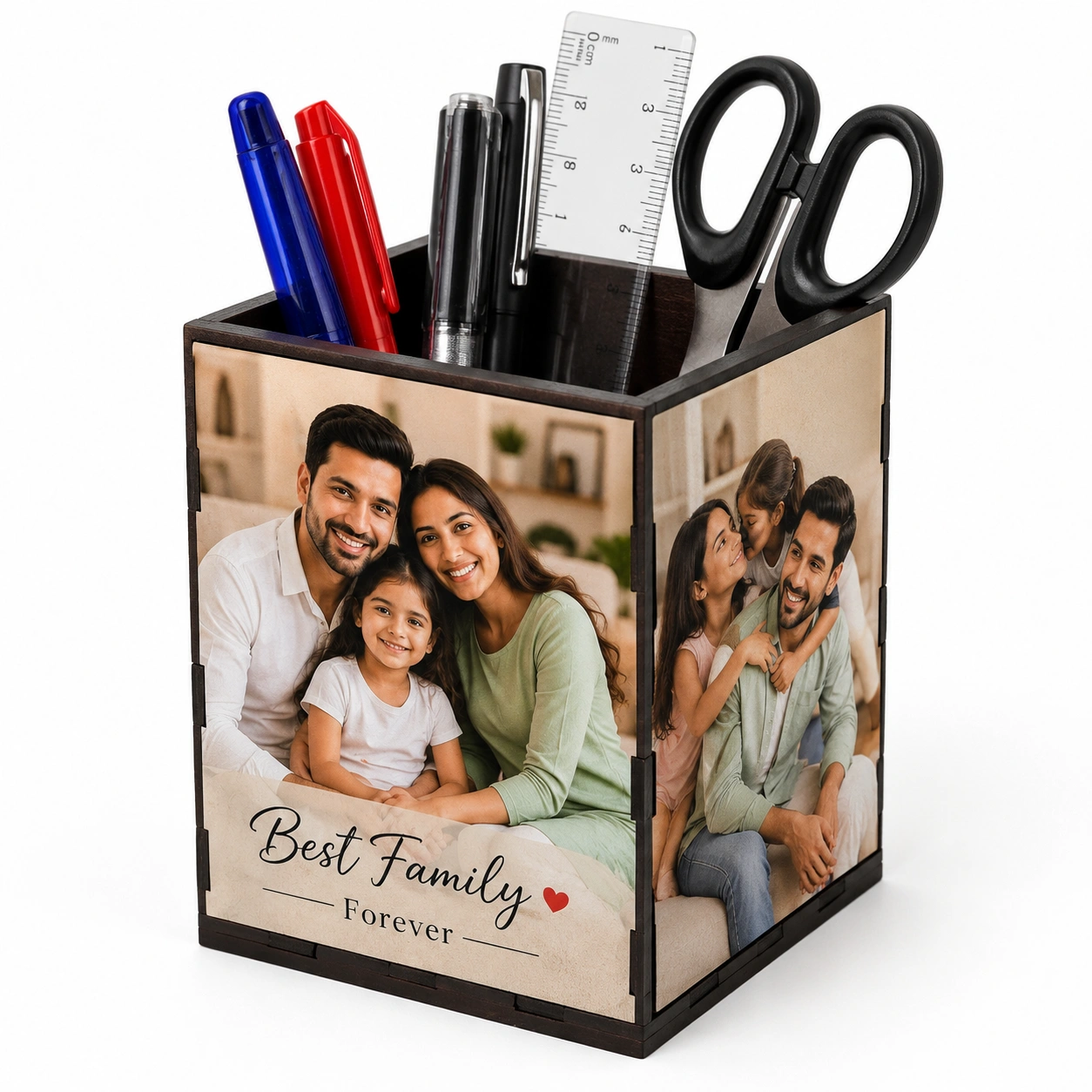 Family Photo Pen Stand